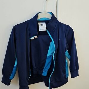 Nike Kids Dark Blue and Light Blue Jacket